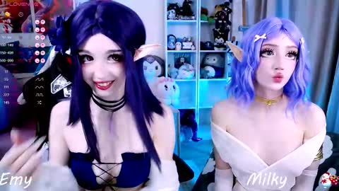 Emy and MilkyCute today    MY TG CHANNEL online show from 09-27-25, 06:24