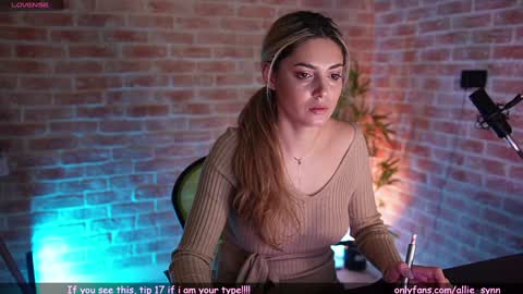 Allie online show from 01-12-25, 06:49