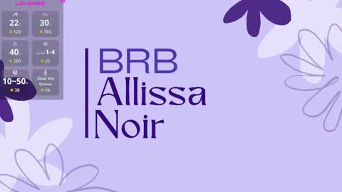 Allissa  online show from 06-17-26, 02:47