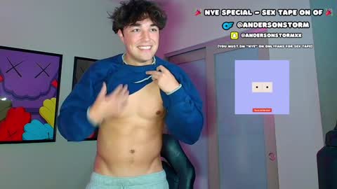 Snapshot of andersonstorm chatting on 12-31-24, 06:16 Anderson Storm online show from 12-31-24, 06:16