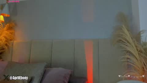 Snapshot of april_ebony18_ chatting on 06-22-26, 10:45 April online show from 06-22-26, 10:45