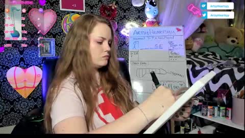 ArtsyHeartsyy online show from 02-06-25, 06:08