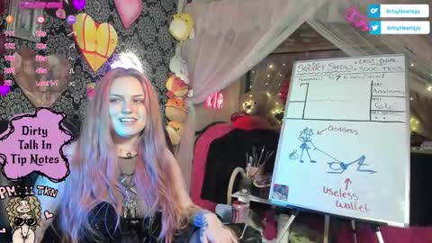 ArtsyHeartsyy online show from 09-20-25, 12:55