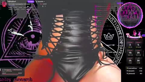 Snapshot of baileymonarch chatting on 10-01-25, 01:11 Bailey online show from 10-01-25, 01:11