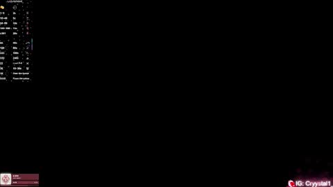 Snapshot of black_cryystal chatting on 11-10-25, 01:37 Crystal3 online show from 11-10-25, 01:37