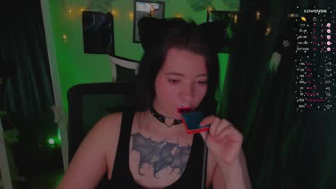 Snapshot of black_kittie_01 chatting on 12-18-24, 02:06 Black Kittie Wednesday - 1300 - 1900 GMT help me get 100 thumbs up online show from 12-18-24, 02:06