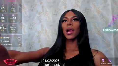 Snapshot of blackbeauty_ts chatting on 02-21-25, 08:05 Nina online show from 02-21-25, 08:05