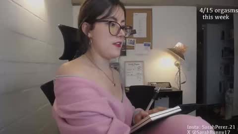 Snapshot of cherrybunny21 chatting on 02-25-25, 04:35 Sarah Prez online show from 02-25-25, 04:35
