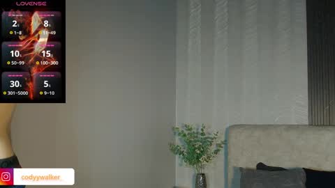 Snapshot of codyywalker chatting on 05-13-26, 06:27 Cody Walker online show from 05-13-26, 06:27