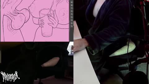 Snapshot of drenchedart chatting on 02-26-25, 06:43 Drenched online show from 02-26-25, 06:43
