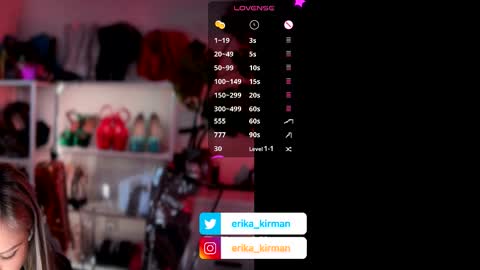 Snapshot of erika_kirman chatting on 02-06-26, 01:03 Erika online show from 02-06-26, 01:03