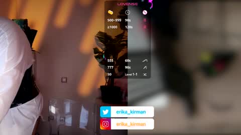 Snapshot of erika_kirman chatting on 03-27-26, 10:26 Erika online show from 03-27-26, 10:26