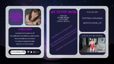 Lex Vive foxygamer cb online show from 07-10-26, 12:59