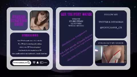 Lex Vive foxygamer cb online show from 07-11-26, 12:57