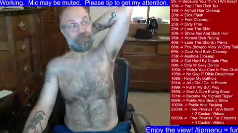 HairyDaddyBear69 online show from 01-21-25, 02:15