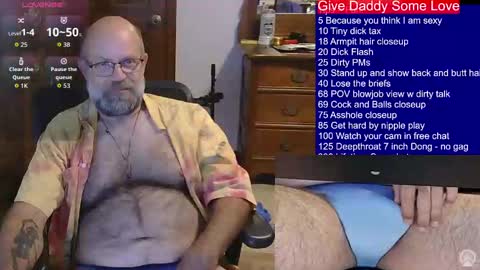 HairyDaddyBear69 online show from 10-07-25, 11:57