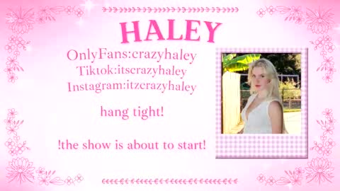 Snapshot of haleycrazy chatting on 12-03-25, 04:38 Haley online show from 12-03-25, 04:38