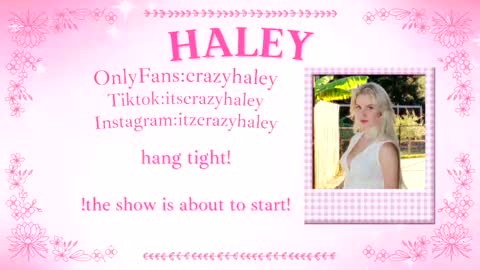 Snapshot of haleycrazy chatting on 03-31-26, 03:12 Haley online show from 03-31-26, 03:12