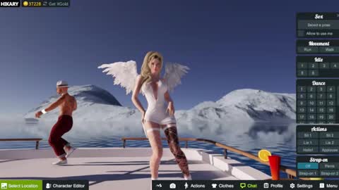 Snapshot of hikary__moon chatting on 10-08-25, 07:00 Eva online show from 10-08-25, 07:00