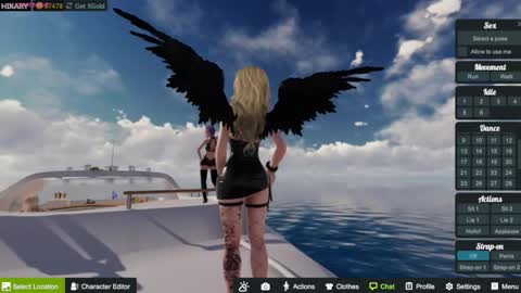 Snapshot of hikary__moon chatting on 10-09-25, 07:01 Eva online show from 10-09-25, 07:01