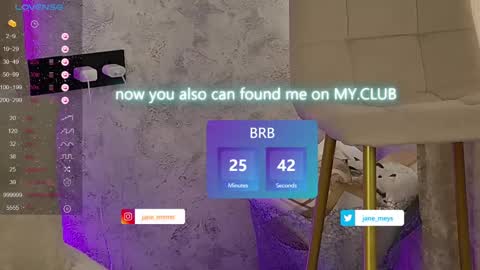 Snapshot of jane_meys chatting on 01-07-25, 11:05 your kitty JANE roawww online show from 01-07-25, 11:05
