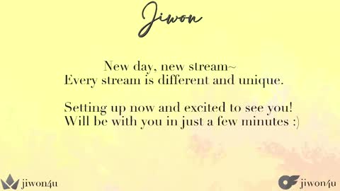 Jiwon online show from 02-24-25, 12:16