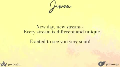 Jiwon online show from 02-25-26, 10:08