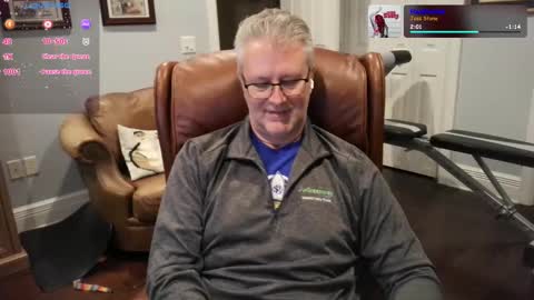 Snapshot of justavoyeurhere chatting on 02-02-26, 01:04 Michael online show from 02-02-26, 01:04