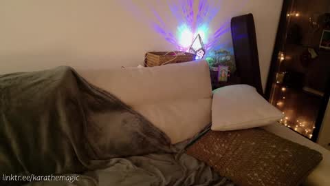 Snapshot of karathemagic chatting on 02-07-25, 08:55 I am here around 5am GMT karathemagic online show from 02-07-25, 08:55