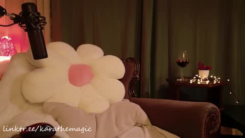 Snapshot of karathemagic chatting on 05-17-26, 02:57 I am here around 5am GMT karathemagic online show from 05-17-26, 02:57
