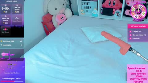 SweetAlienBunny online show from 01-07-25, 06:16