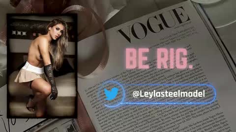 Snapshot of leyla_steel chatting on 04-27-26, 11:52 INSTA leylasteel model online show from 04-27-26, 11:52