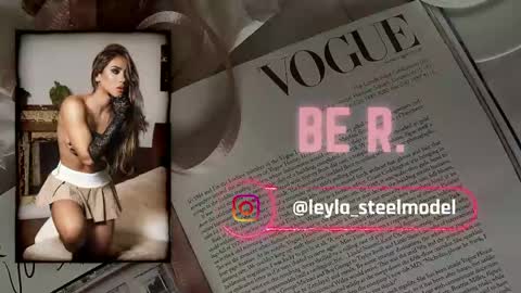 Snapshot of leyla_steel chatting on 05-24-26, 03:39 INSTA leylasteel model online show from 05-24-26, 03:39