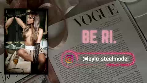 Snapshot of leyla_steel chatting on 05-26-26, 03:52 INSTA leylasteel model online show from 05-26-26, 03:52