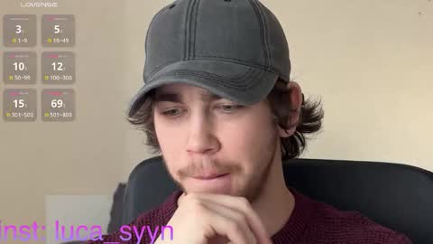 Snapshot of luca_syn chatting on 10-18-25, 12:06 Luca S online show from 10-18-25, 12:06