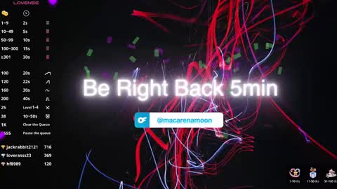 Snapshot of maca_hugo chatting on 01-18-25, 06:32 Maca Hugo online show from 01-18-25, 06:32