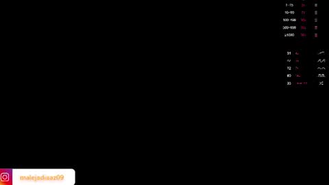 Snapshot of malejadiaz_ chatting on 07-27-26, 09:00 Maleja Diaz online show from 07-27-26, 09:00