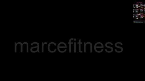 Snapshot of marcefitness chatting on 04-28-26, 01:15 your real gymrat online show from 04-28-26, 01:15