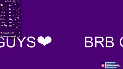 melanyrouse1 online show from 01-21-25, 01:08