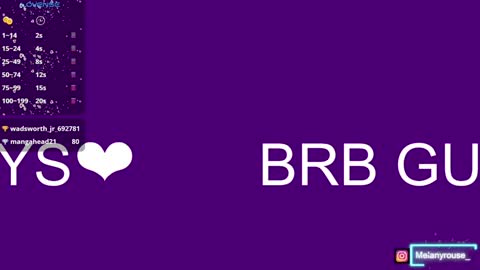 melanyrouse1 online show from 01-23-25, 03:58