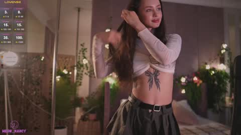 Snapshot of meow_nancy chatting on 12-13-24, 02:16 Heeyyooo Im Nans Subscribe to me I will be glad online show from 12-13-24, 02:16