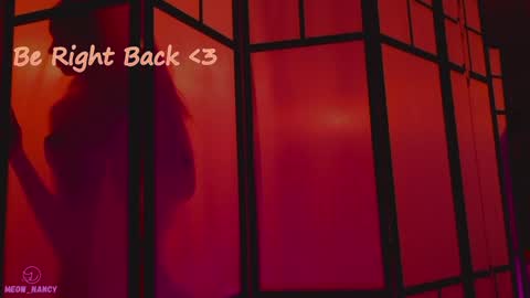 Snapshot of meow_nancy chatting on 12-19-24, 08:13 Heeyyooo Im Nans Subscribe to me I will be glad online show from 12-19-24, 08:13