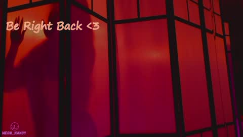 Snapshot of meow_nancy chatting on 12-22-24, 08:16 Heeyyooo Im Nans Subscribe to me I will be glad online show from 12-22-24, 08:16