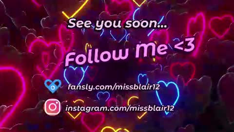 Snapshot of missblair12 chatting on 07-28-26, 03:21 MissBlair online show from 07-28-26, 03:21