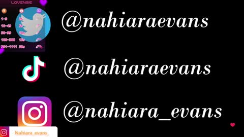 NAHIARA EVANS online show from 12-17-24, 07:07
