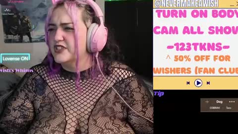 Snapshot of nevermakeawish chatting on 06-05-26, 08:53 Wishs Playground online show from 06-05-26, 08:53
