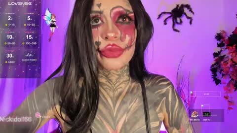 Snapshot of nicki_1 chatting on 10-31-25, 05:30 Help me reach 100 thumbs up online show from 10-31-25, 05:30
