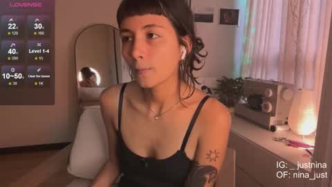Snapshot of nina_just chatting on 01-08-25, 09:34 Nina.  online show from 01-08-25, 09:34