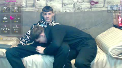 Snapshot of passionate_bonds chatting on 04-24-26, 02:36 Max tall dark-haired guy with tattoos and Phil blond-haired online show from 04-24-26, 02:36