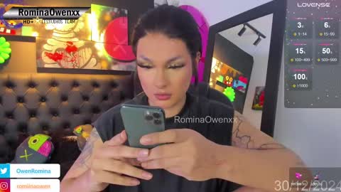 Snapshot of rominaowenxx chatting on 12-30-24, 08:10 ROMINA OWEN online show from 12-30-24, 08:10